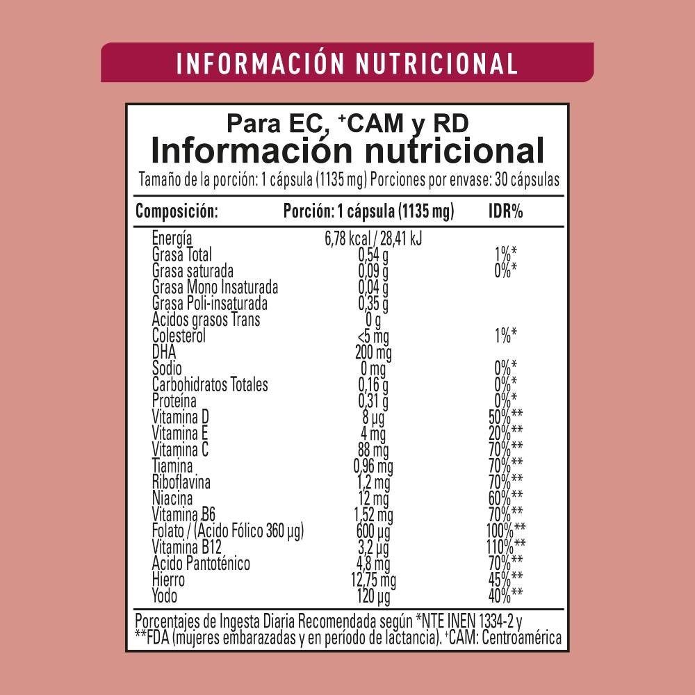 NESTLÉ® MATERNA® DHA