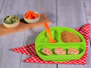 Nuggets de pollo con verduras