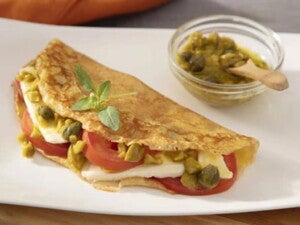 Crepa de tapioca sin lactosa Crepa de tapioca sin lactosa