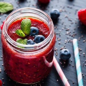 Smoothie de frutos rojos Smoothie de frutos rojos