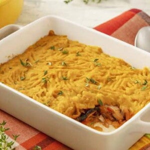 Cazuela de calabaza y hongo Shiitake