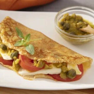 Crepa de tapioca sin lactosa
