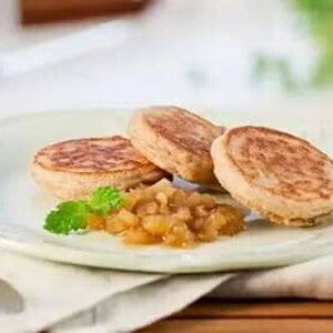 Mini hot cakes de avena Mini hot cakes de avena
