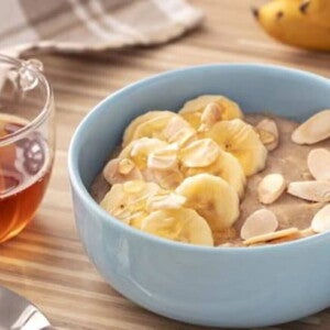 Papilla de avena con plátano