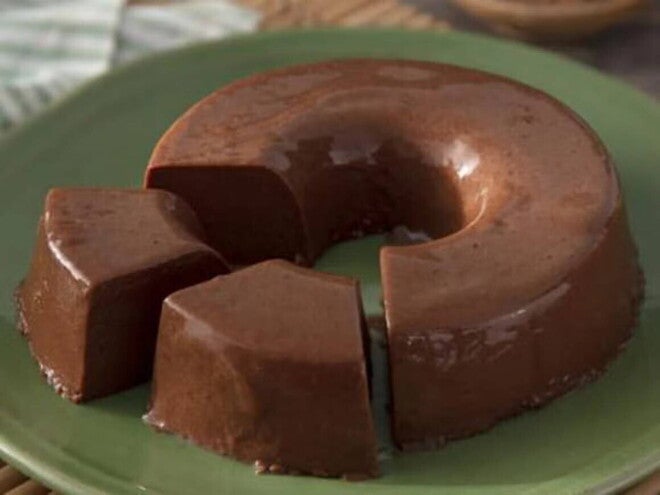  Pudín de plátano y chocolate sin lactosa y sin gluten