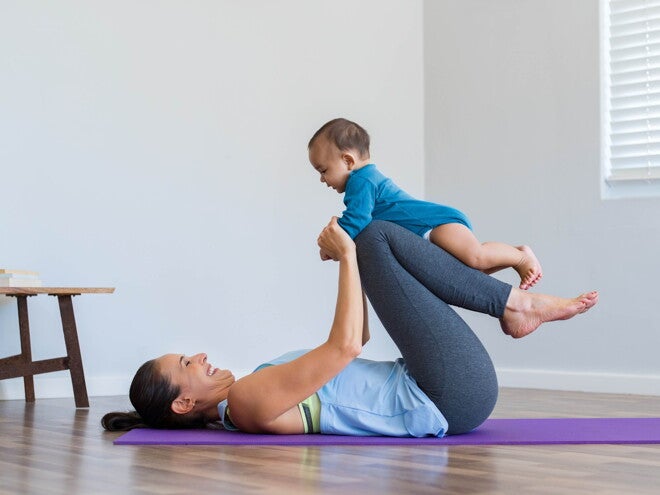 Tu bebé es el mejor entrenador para que recuperes tu figura